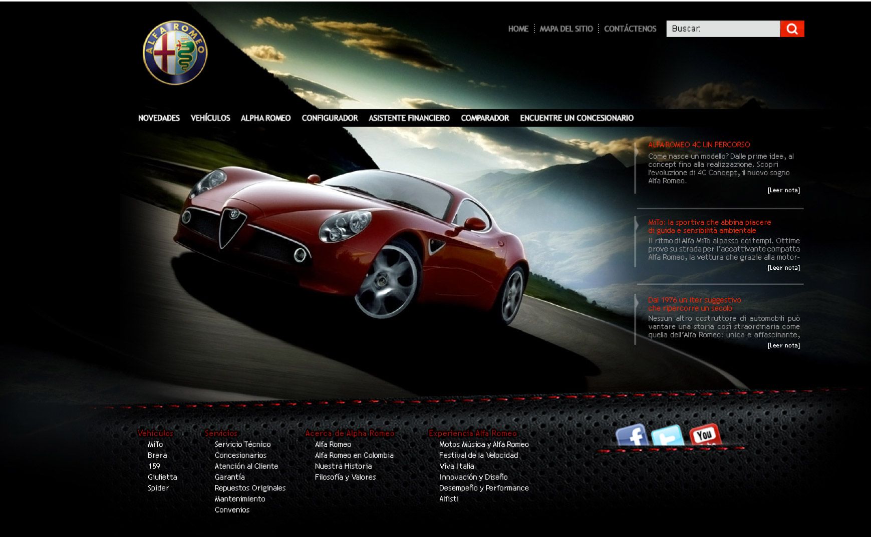 car dealer alpha web design the jampe SEO social media facebook