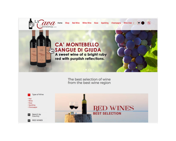 Online Wine Store e-commerce